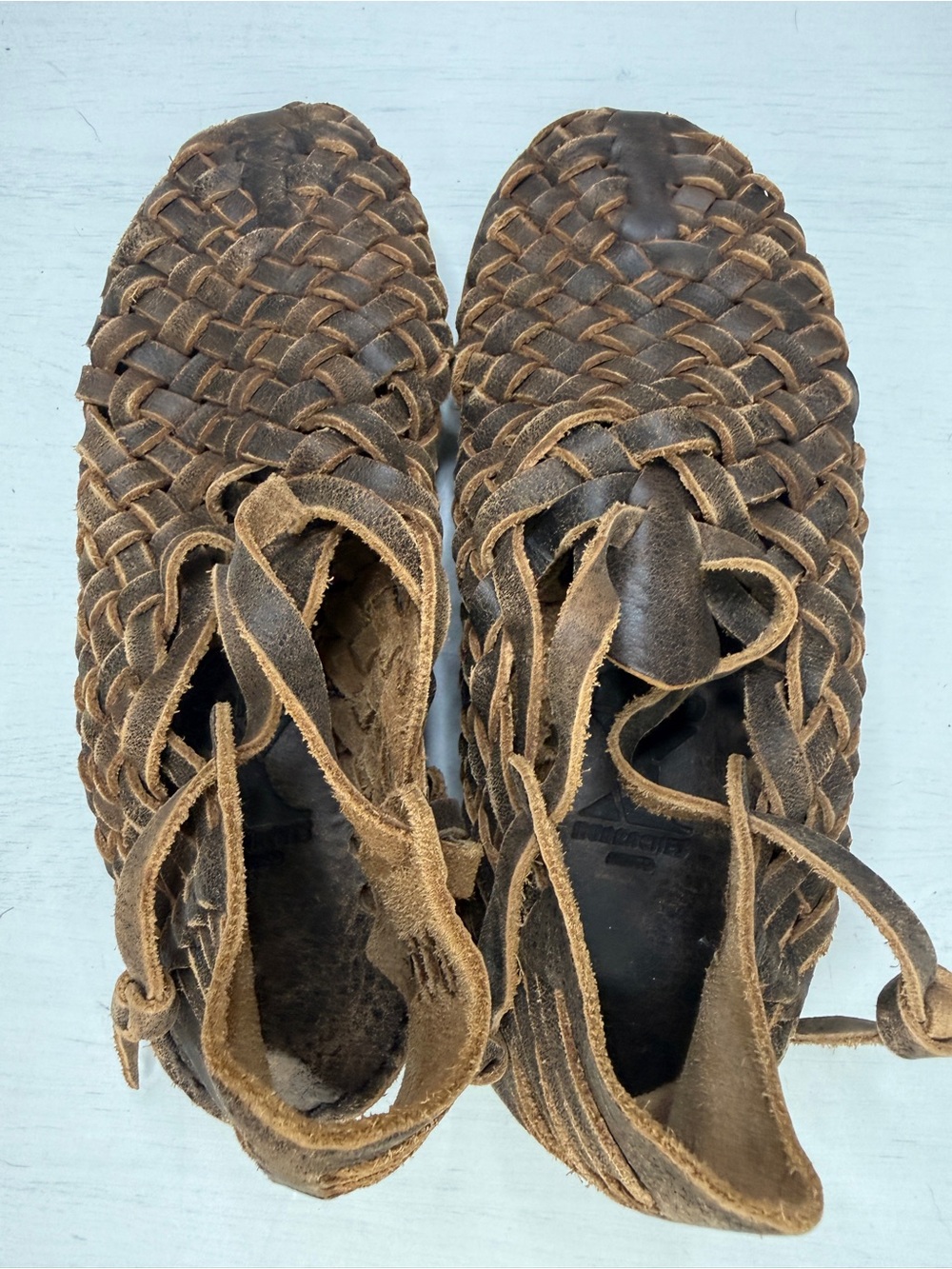 Brand X Huaraches Flats Hand Woven Women's 8 - Picture 4 of 11